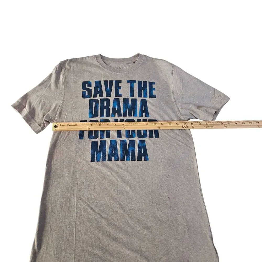 ❤️2/$12 AthleTech Men's Save the Drama for Your Mama T-shirt, Size S